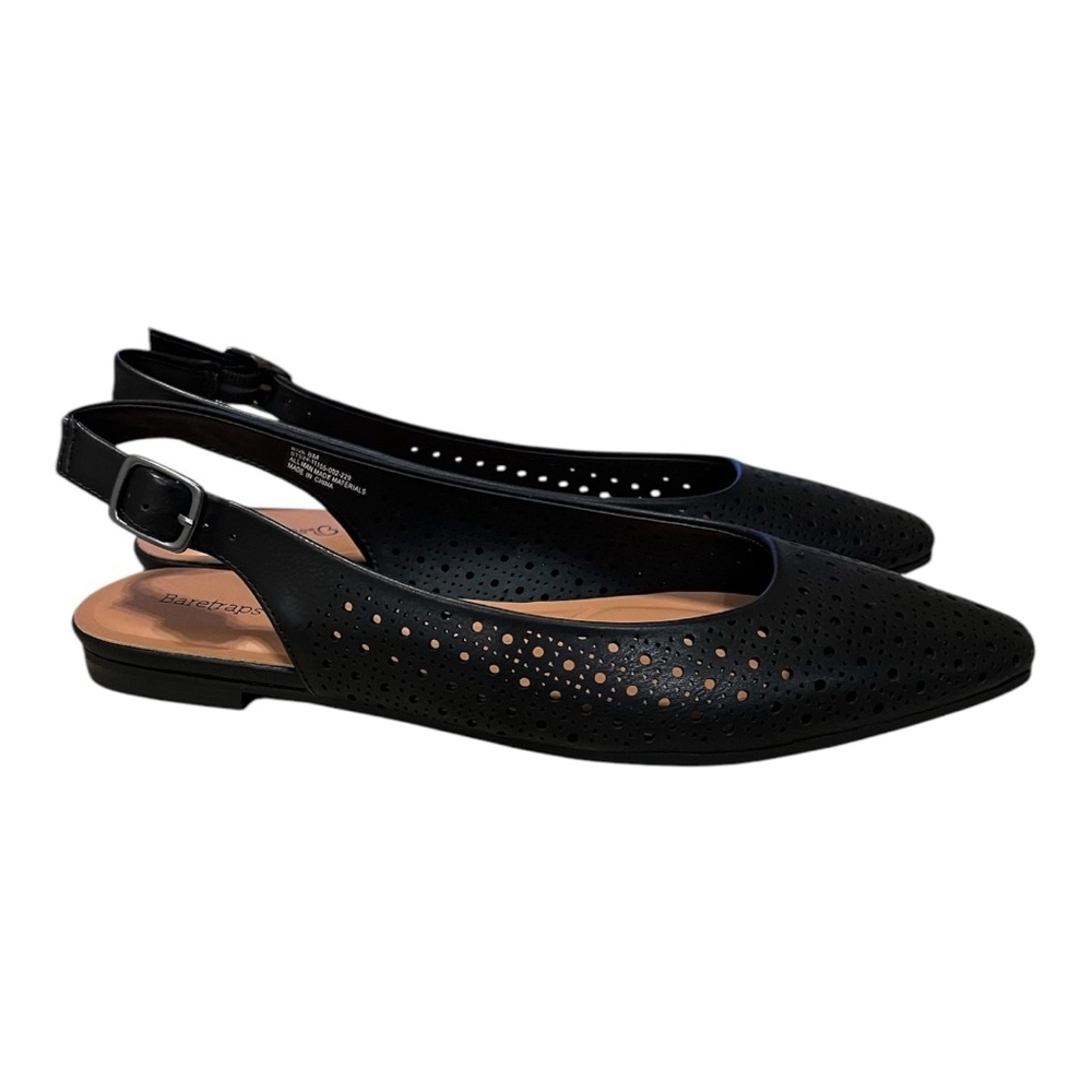 Baretraps Riva sling back‎ Flats Shoes, Size 8M, Black - Picture 4 of 9